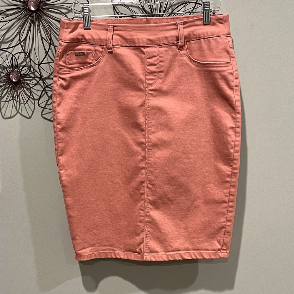 Women's Pink Denim Skirt